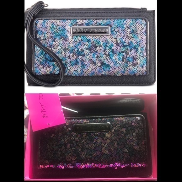 Betsey Johnson sequins wallet - Picture 1 of 11